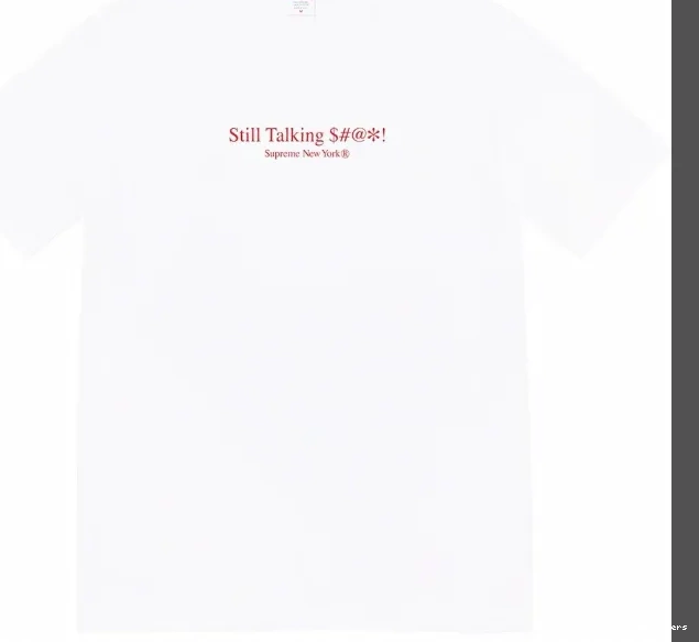 Sleeve S White Letter Logo and XL Talking Tee Back Short 22SS Still L M Black 0526